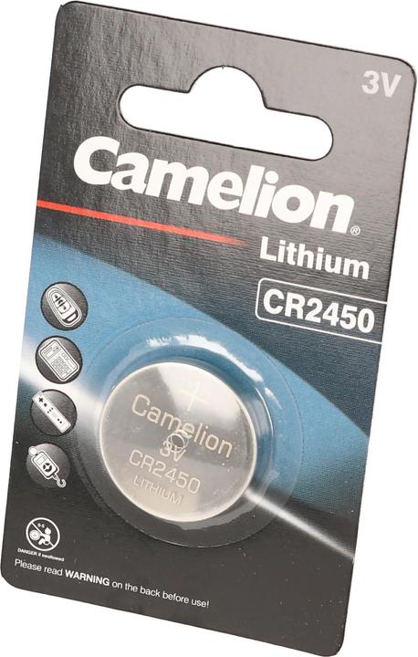 Immagine prodotto Camelion CR2450-BP1 - Einwegbatterie - CR2450 - Lithium - 3 V - 1 Stück(e) - Knopf/Münze (1 pz., CR2450, 550 mAh)