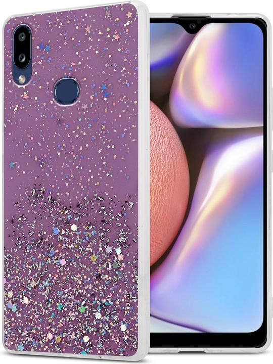 Viola con glitter
