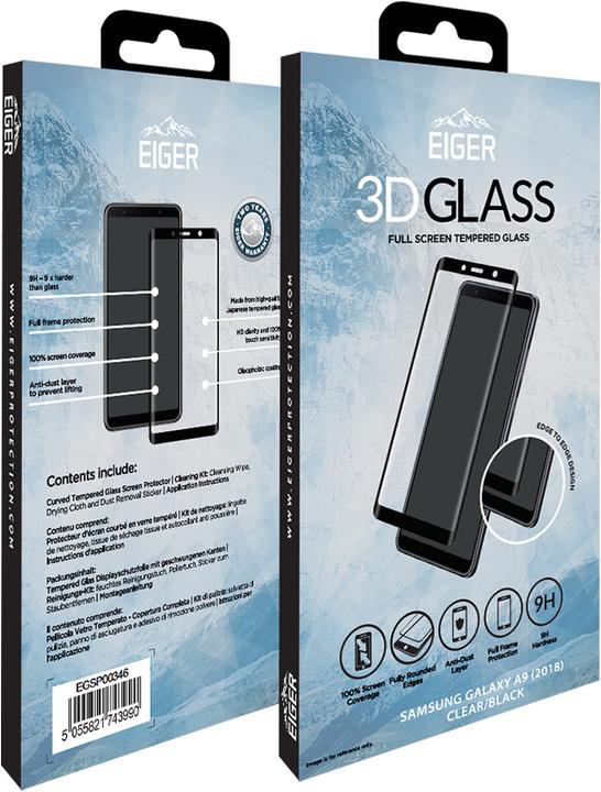 Image du produit Eiger Mountain Glass Clear Edge (1 pièce(s), Samsung Galaxy A9)