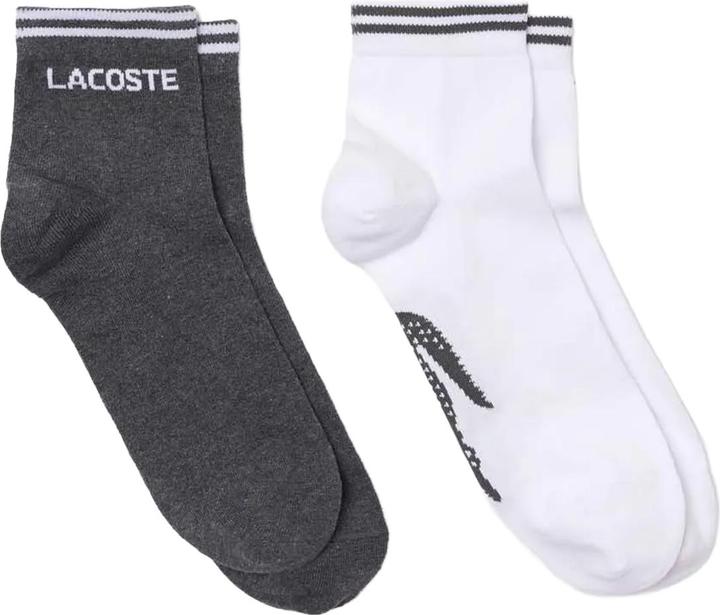 Immagine prodotto Lacoste Calzini Sportivi Adulto Unisex Misura Confezione 2 (Confezione da 2, 43 - 45.5)