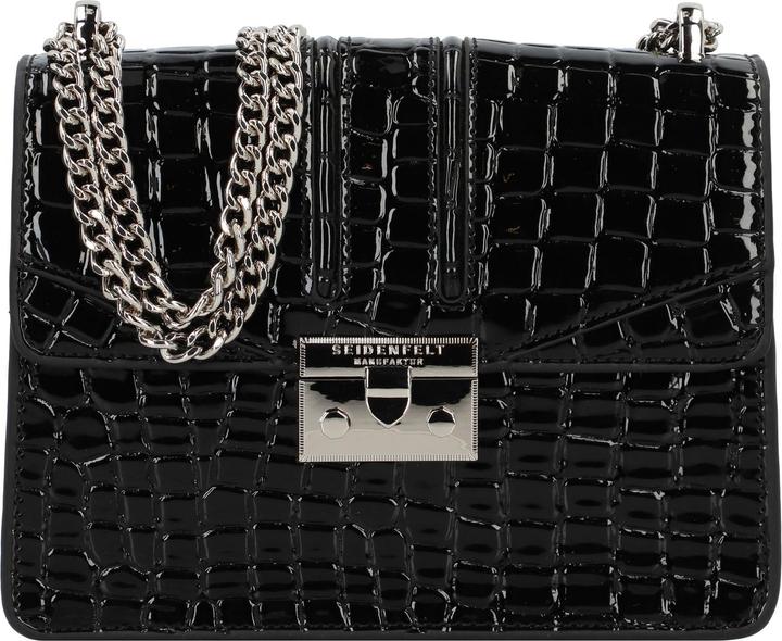 Croco print black