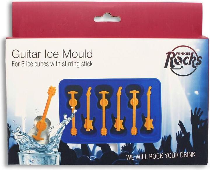 Produktbild Winkee Rockin' Guitar Ice Mold - Ice cube tray