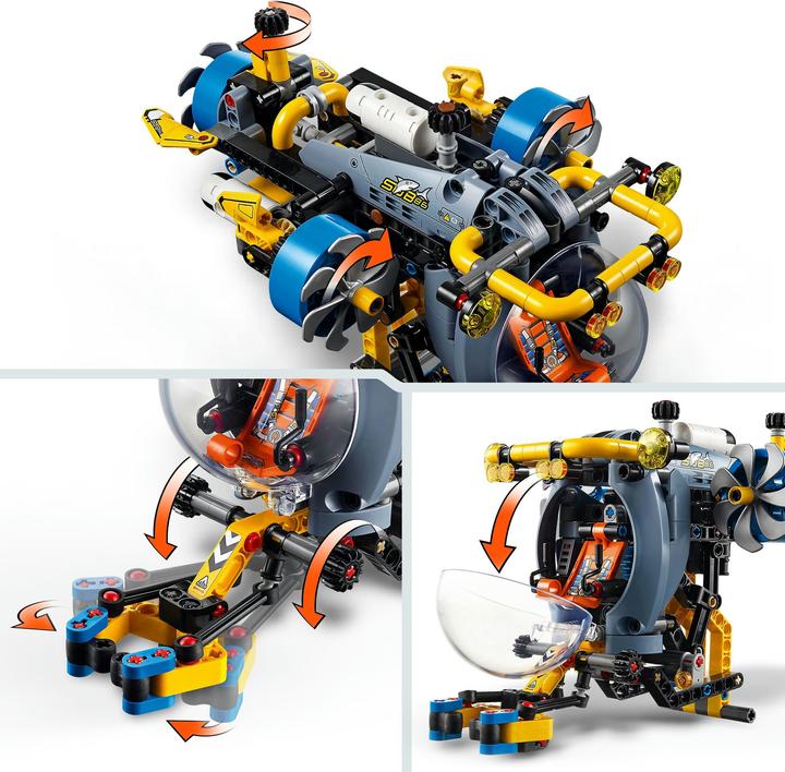 Productafbeelding LEGO Tiefseeforscher U-Boot (42201, LEGO Technic)