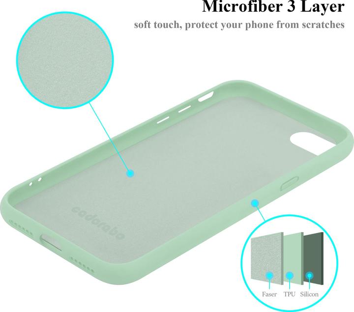 Immagine prodotto Cadorabo Copertura della cassa del silicone liquido TPU (Apple iPhone 7, Apple iPhone SE (seconda generazione))