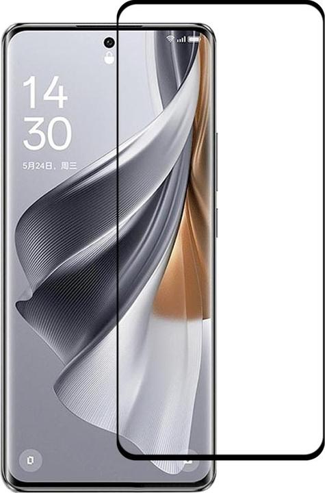Screenguard Oppo Reno10 5G Full Screen Panzerglas Schutzfolie 2.5D 9H (1 Stück, OPPO Reno 10)