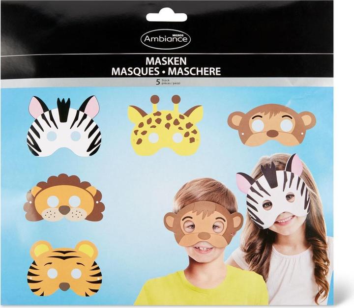 Produktbild Migros Ambiance Masken-Set Tiere