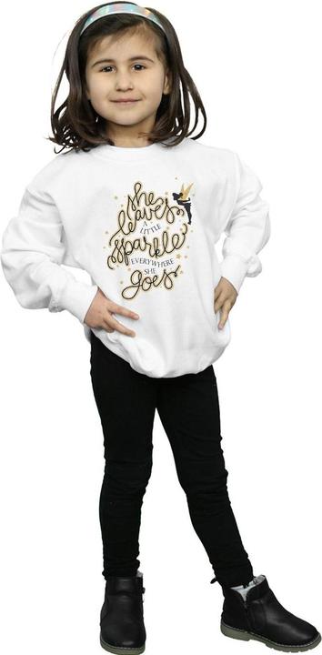 Actual product image Disney Girls Tinkerbell Stars Sweatshirt (116)