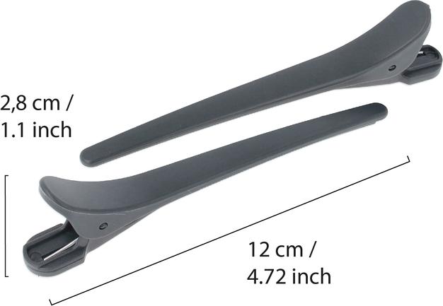 Produktbild Parsa Beauty Parsa Frisier-Haarclips, grau (3 Stk.)