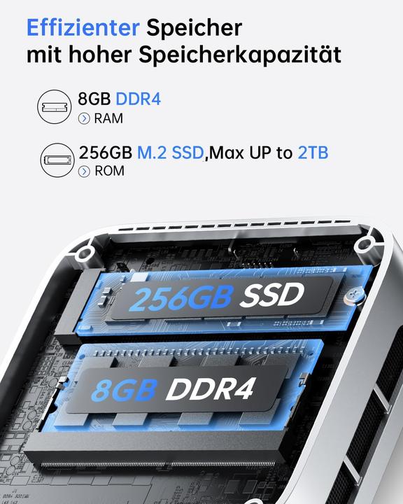Produktbild AceMagic Mini PC mit Intel Alder Lake N97 und W11 Pro (8.19 GB)