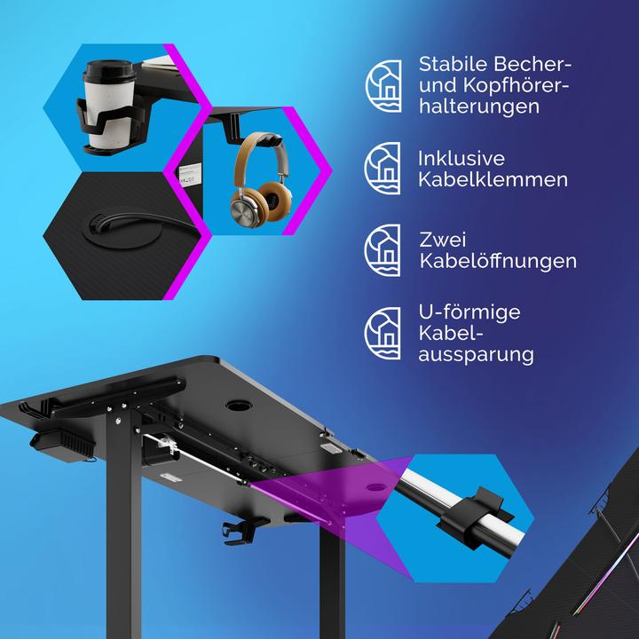 Produktbild Casaria Schreibtisch