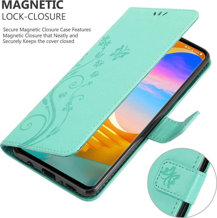 Image du produit Cadorabo Coque pour LG Velvet pour Fleur Book (LG Velvet)