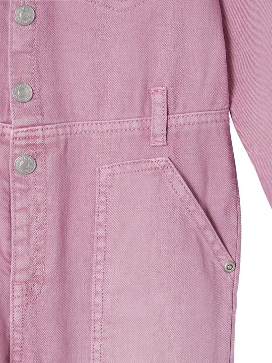 Actual product image Vertbaudet Girls' jumpsuit with long legs, garment dyed (146)
