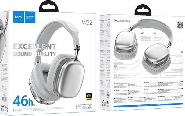 Actual product image Hoco W52 Plus Tone Headset In-Ear Wireless Bluetooth Silber (46 h, Wireless)