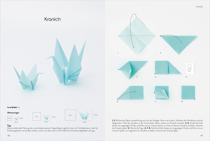 Actual product image Das grosse Origami Buch (German, Adeline Klam, 2023)
