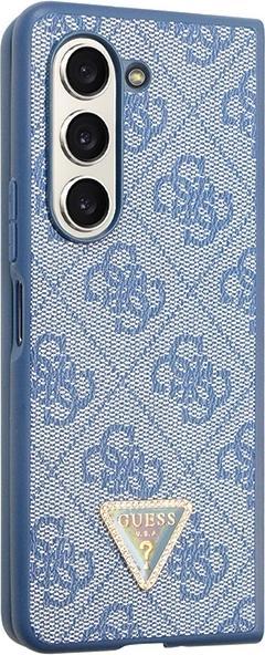 Image du produit Guess 4G Triangle Case Metal Logo pour F946B Samsung Galaxy Z Fold5 - blue (Samsung Galaxy Z Fold5)