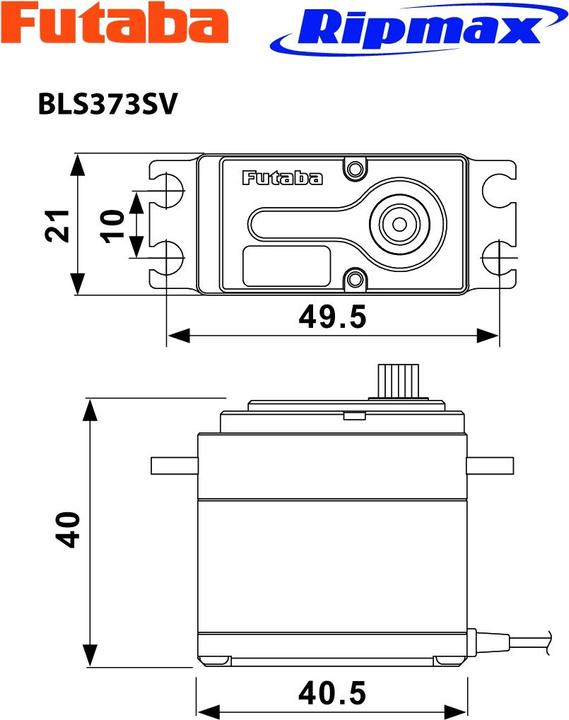 Actual product image Futaba BLS373SV Car Servo