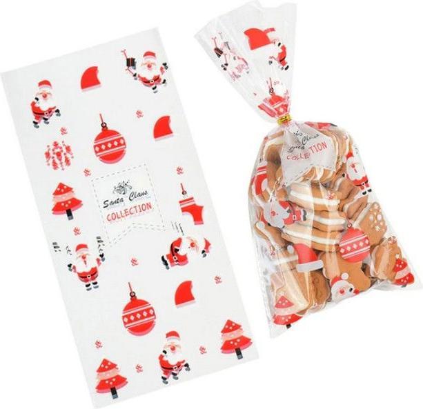 Immagine prodotto MU Style Sacchetti regalo per biscotti di Natale della serie BAG (50 pezzi) (1 x)