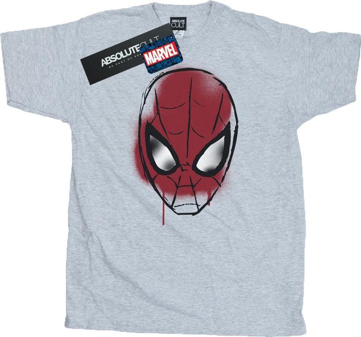 Produktbild SpiderMan Face Sketch TShirt Jungen (152, 158)