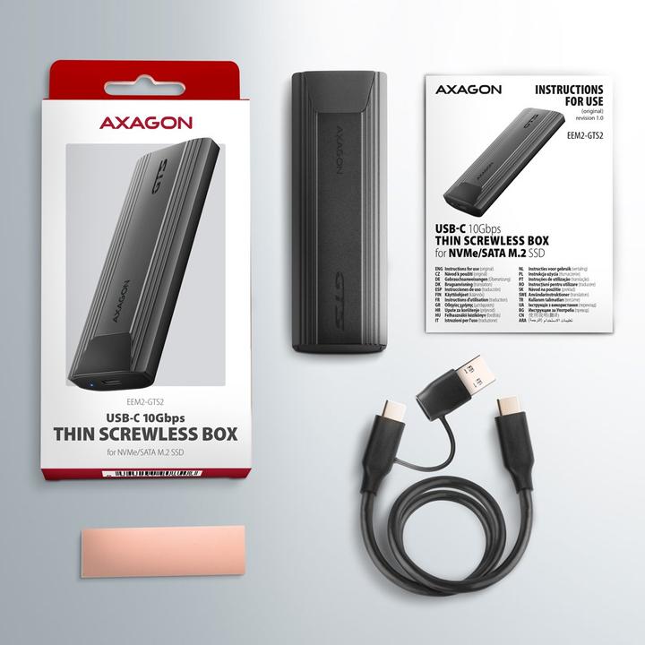 Produktbild Axagon EEM2-GTS2 (M.2)