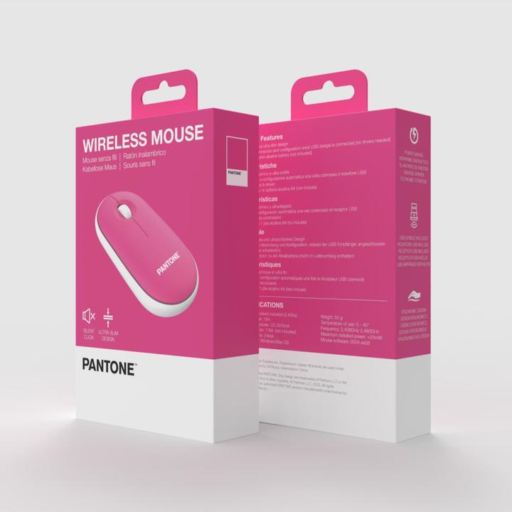 Actual product image Pantone Mouse with Dongle (Wireless)