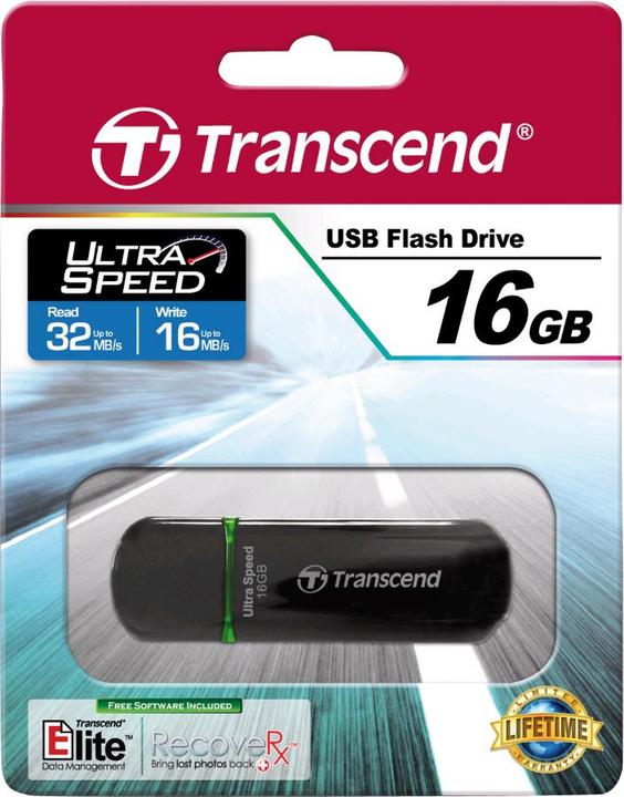 Image du produit Transcend JetFlash 600 (16 Go, USB-A, USB 2.0)