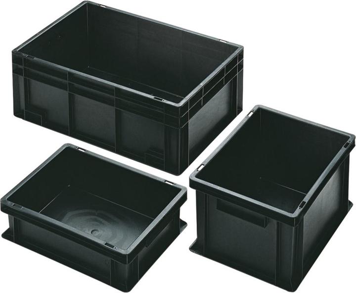 Actual product image Utz Standard storage container, ESD, 400 x 300 x 120 mm, bottom drum