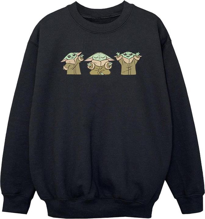 Star Wars The Mandalorian Grogu Poses Sweatshirt Jungen