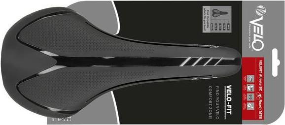 Actual product image Velo Bicycle saddle -Fit Athlete BC S