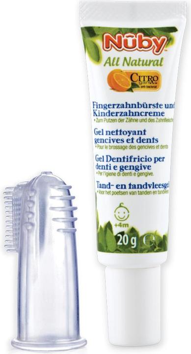 Immagine prodotto Nuby All Natural spazzolino da denti con gel dentifricio 20g