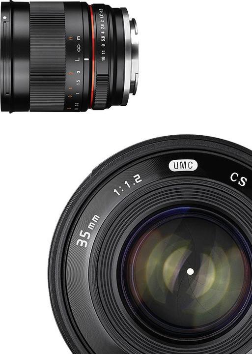 Image du produit Samyang 35mm f/1.2 ED AS UMC CS - Sony E (Sony E, APS-C / DX)