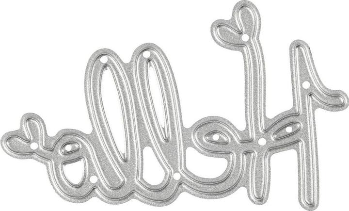 Produktbild Creativ Company Stanzschablone 5.9 x 3.6 cm, Hello