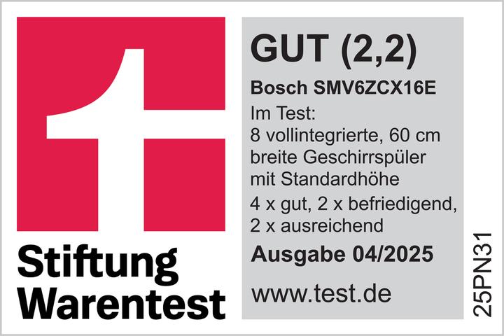 Immagine prodotto Bosch Hausgeräte SMV6ZCX16E, Serie 6