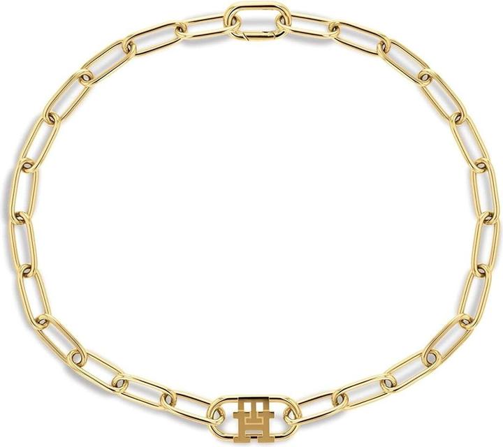 Actual product image Tommy Hilfiger MódnÃ pozlacenÃ½ náhrdelnÃk Monogram 2780721 (Stainless steel)
