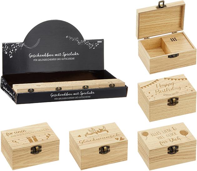 Immagine prodotto Roost Scatola musicale Scatola musicale 10031491 ass. 10x5x7cm