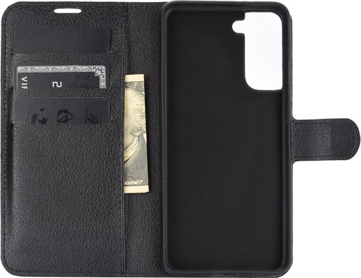 Actual product image Cover-Discount Galaxy S21 - Leather case cover black (Samsung Galaxy S21)