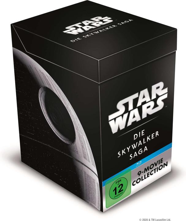 Actual product image Star Wars: The Skywalker Saga Blu-ray box (Blu-ray, 2020, German)
