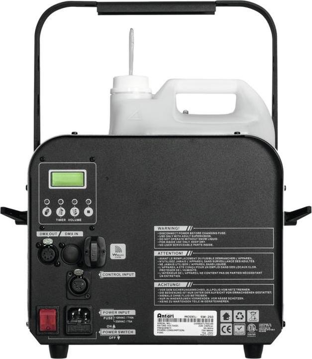 Actual product image Antari SW-250 snow machine