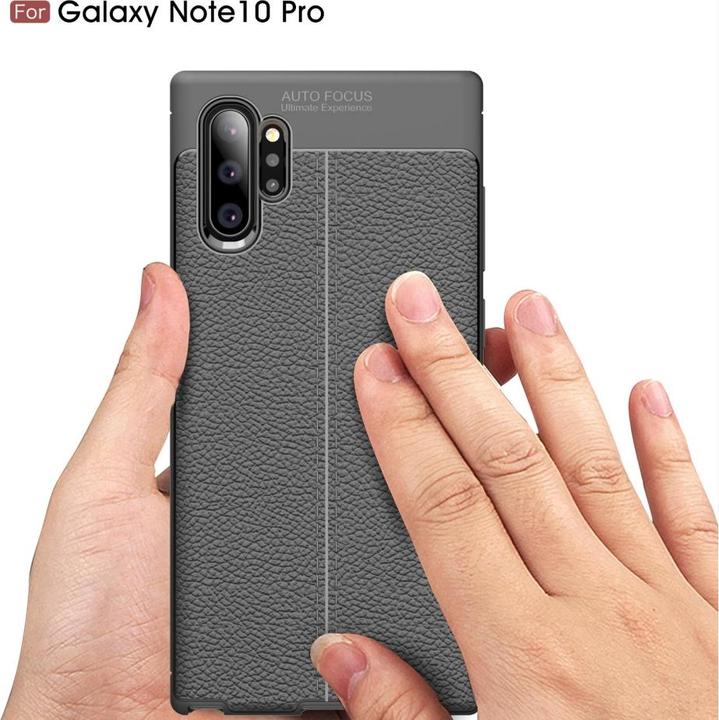 Image du produit Screenguard Samsung Galaxy Note10+ Housse Design en cuir TPU Cover (Samsung Galaxy Note 10+)