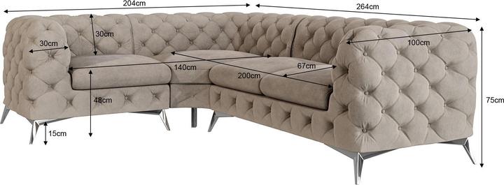 Actual product image Ropez Chelsea (Corner sofa)