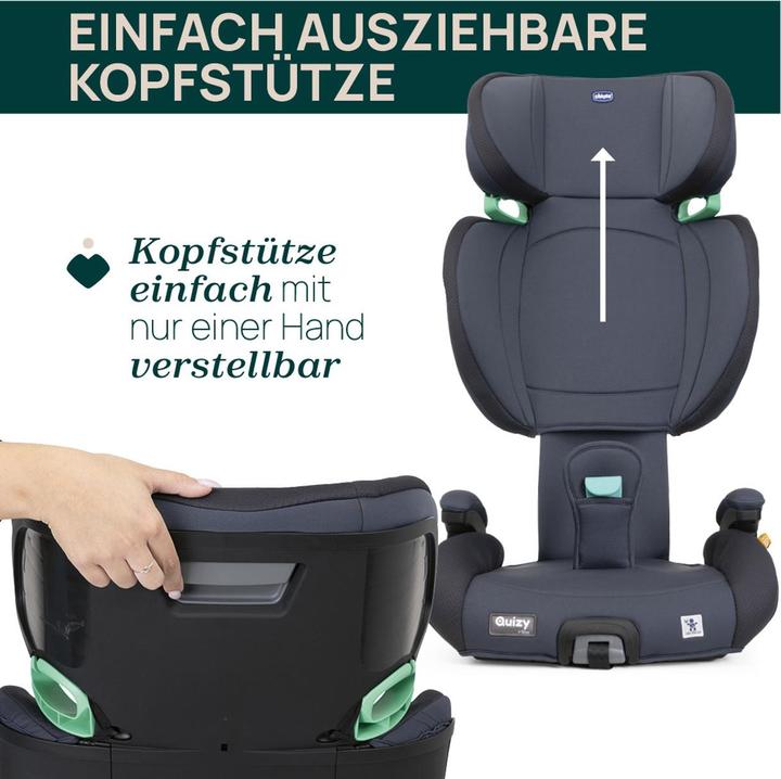 Actual product image Chicco Quizy i-size (Child seat, ECE R129/i-Size Standard)