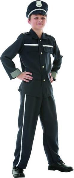 Actual product image MICA Festival Costume - Policeman - 3-piece - for children - various sizes 98/104 (104)