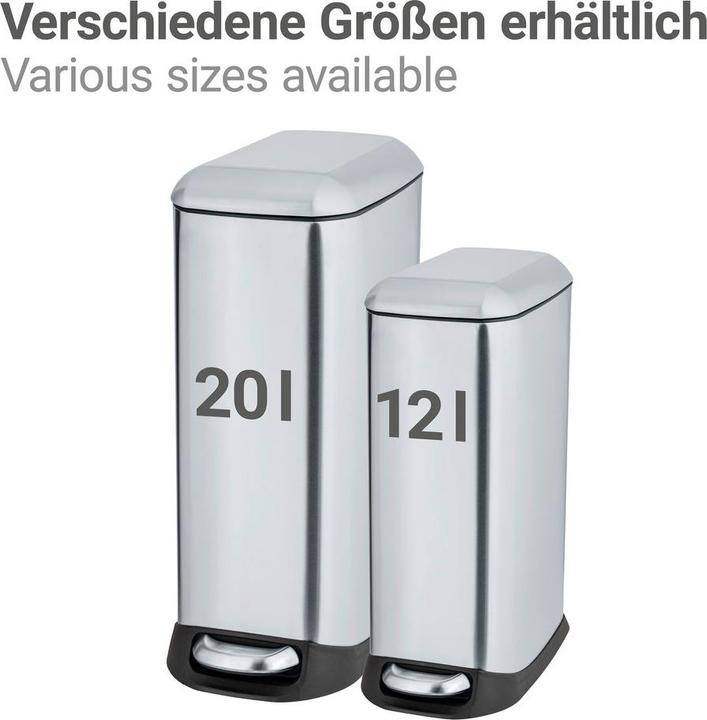 Image du produit Wenko Poubelle à pédale Design Easy-Close (12 l)
