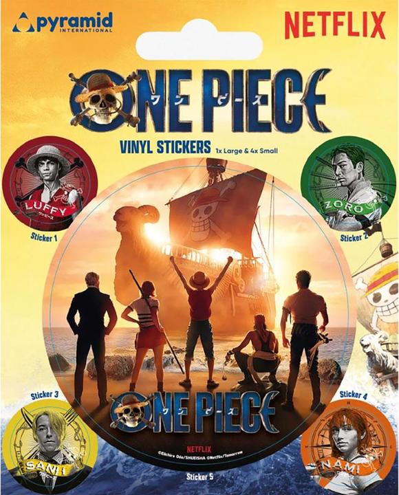 Immagine prodotto One Piece Adesivo in vinile (confezione da 5)
