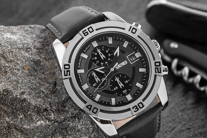 Actual product image Skmei 9156SIBK Herrenuhr + BOX