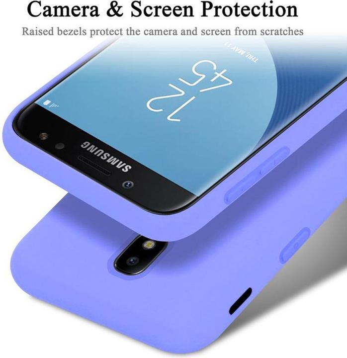 Actual product image Cadorabo TPU Liquid Silicone Case Cover (Samsung Galaxy J7 2017)
