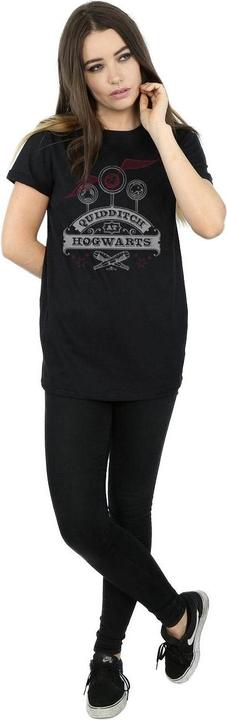 Produktbild Quidditch At Hogwarts Boyfriend Fit TShirt (L)