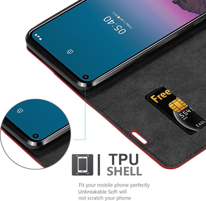 Actual product image Cadorabo Book Invis. Magnet sleeve (Nokia 5.4)