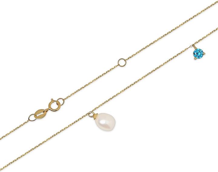 Actual product image Favs Kette (375 yellow gold, 45 cm)