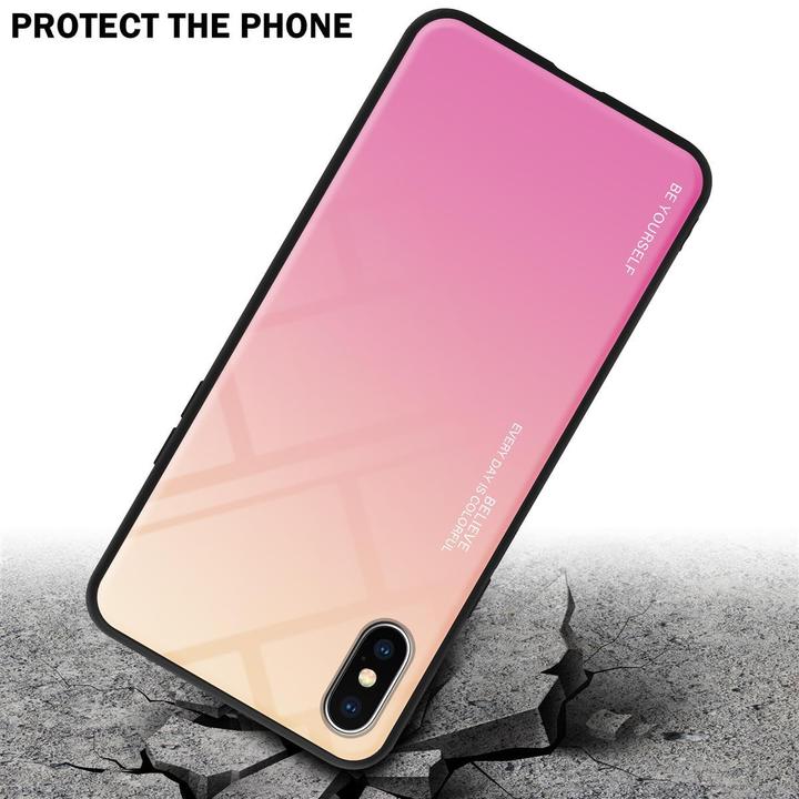Productafbeelding Cadorabo TPU 2 kleuren glasdekking (Apple iPhone X)