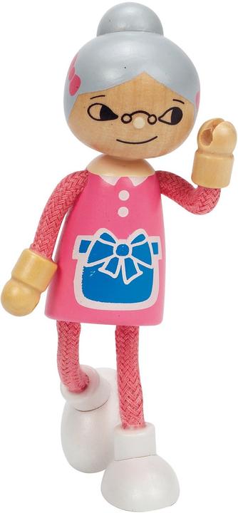 Actual product image Hape Bending doll grandma